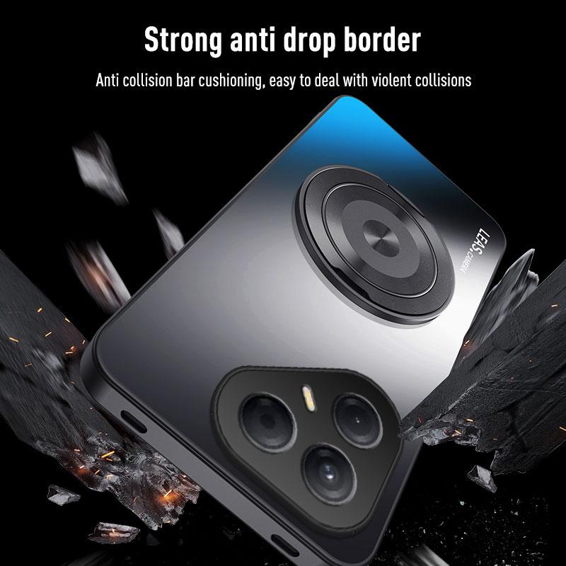 EUCAGR For Tecno Pova 7 5G AG Frosted Soft TPU+PC Matte Stand Back Cover For Tecno Pova7 5G Phone Cases Protector Coque