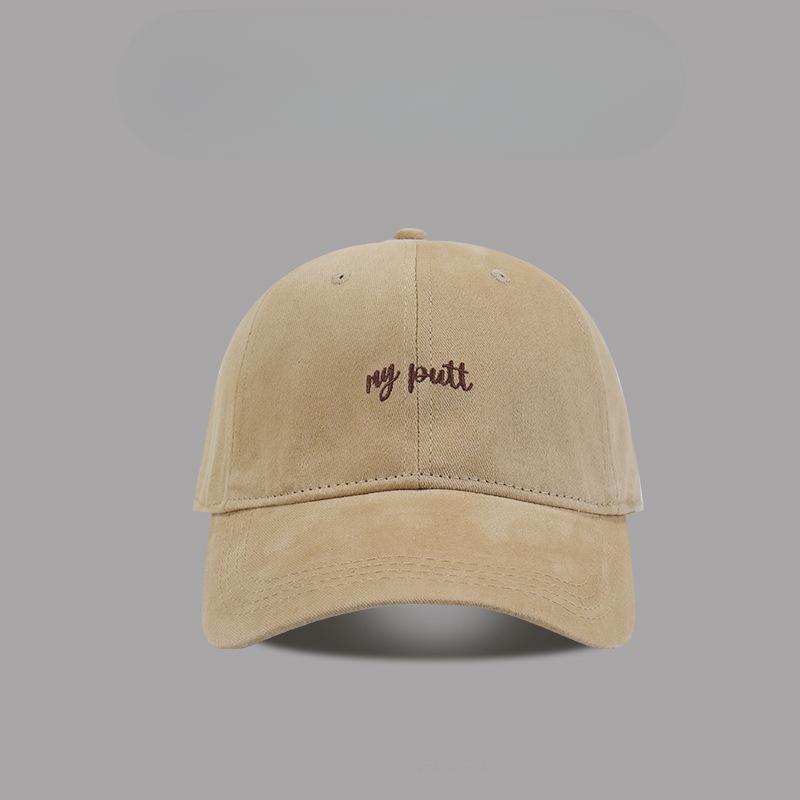 

Новый стиль мужской и женской шляпы с большим обхватом головы, подчеркивающей маленькое лицо, для женщин, бейсболка с вышивкой букв Adjustable