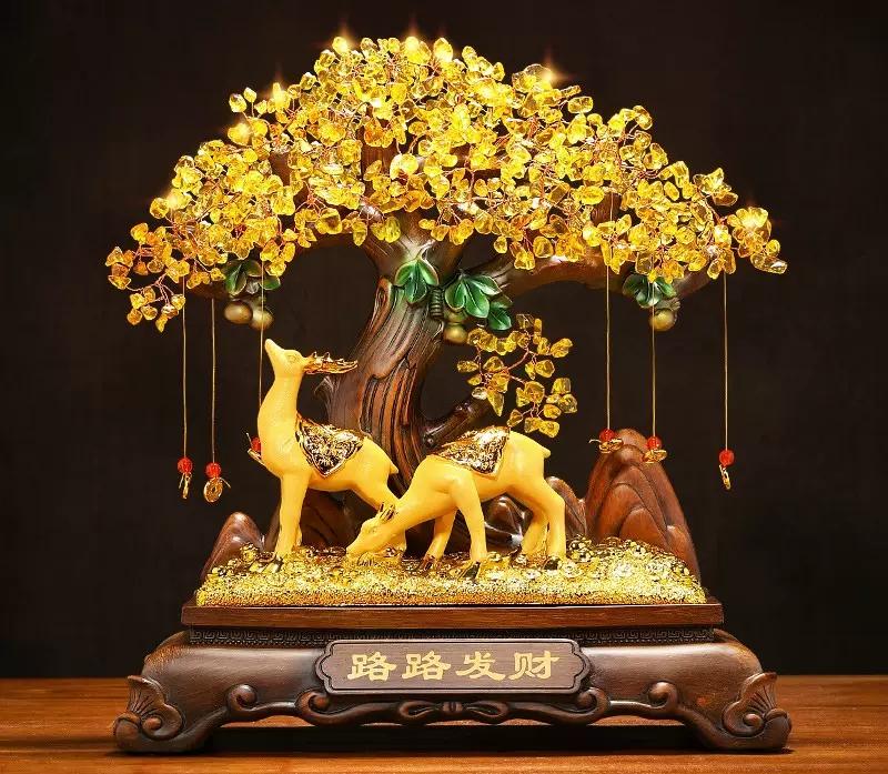 

Домашний декор, смоляные украшения, дерево удачи, кошка, украшение для гостиной, винный шкаф, касса магазина, украшения, подарок другу 26x13x30cm