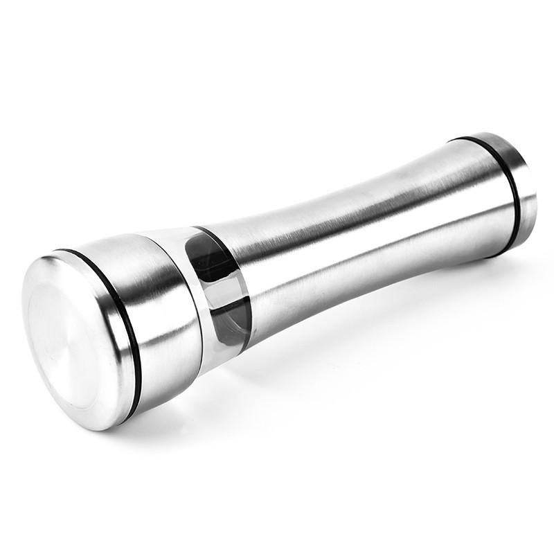 1pc Stainless Steel Manual Pepper Grinder Grinding Ceramic Core Pepper Grinder Multi-purpose Seasoning Pot