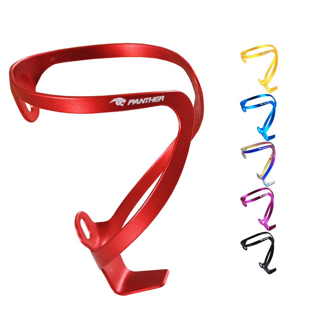 

PANTHER Велосипедная бутылка Велосипедная бутылка для напитков ПЭТ-стакан Алюминиевая Ультра Подходит для горного, шоссейного, кросс-кантри и других видов велосипедов Одинарная флягодержатель, Держатель, Duragegage, Флягодержатель,