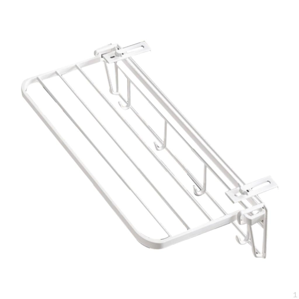 Balcony Railing Coat Rack, Window Sill Foldable, Portable, Space-saving, for Indoor Use,