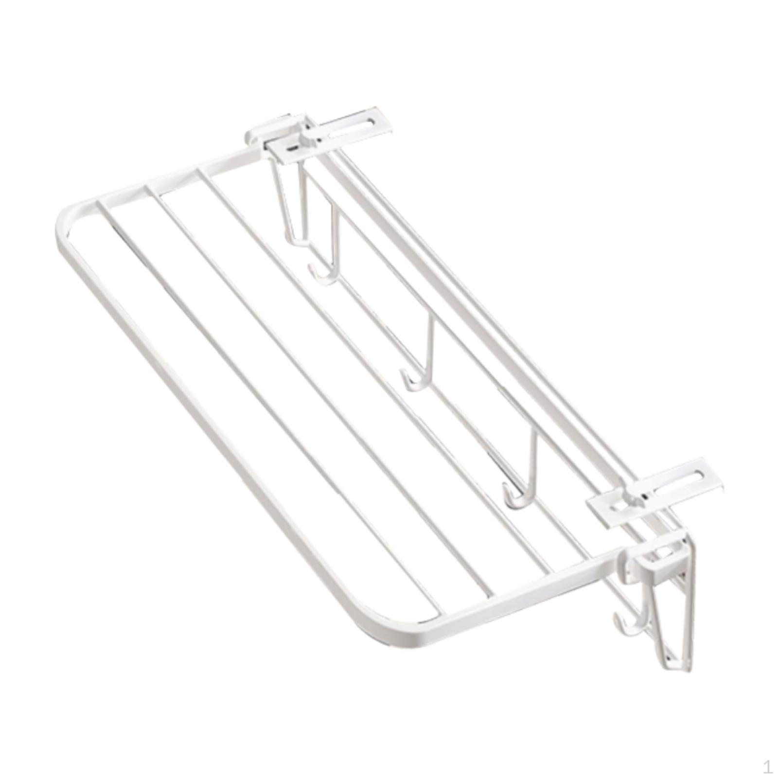 

Вешалка для одежды на балконные перила, Складная для подоконника, Портативная, Компактная, для использования в помещении, 35cm