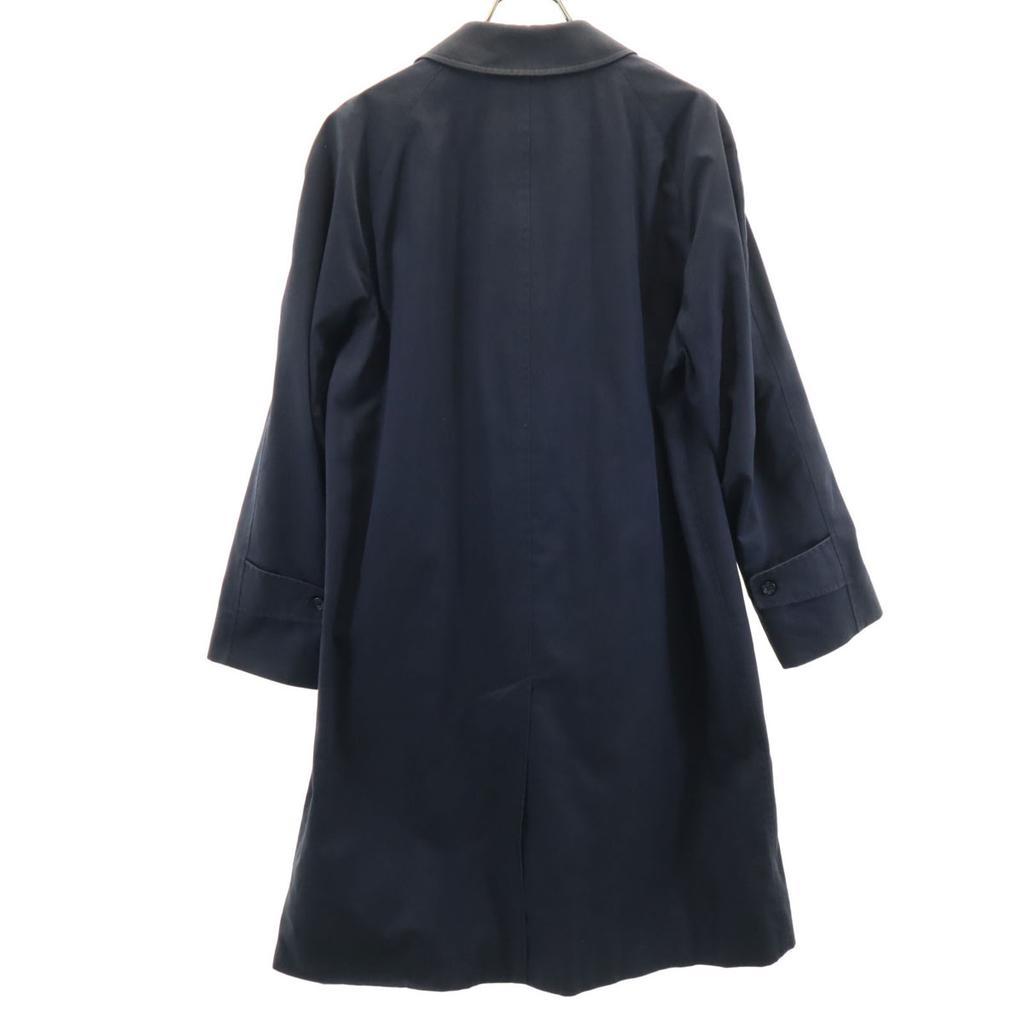 Aquascutum 80s Vintage Stainless Collar Coat Navy Men's Used
