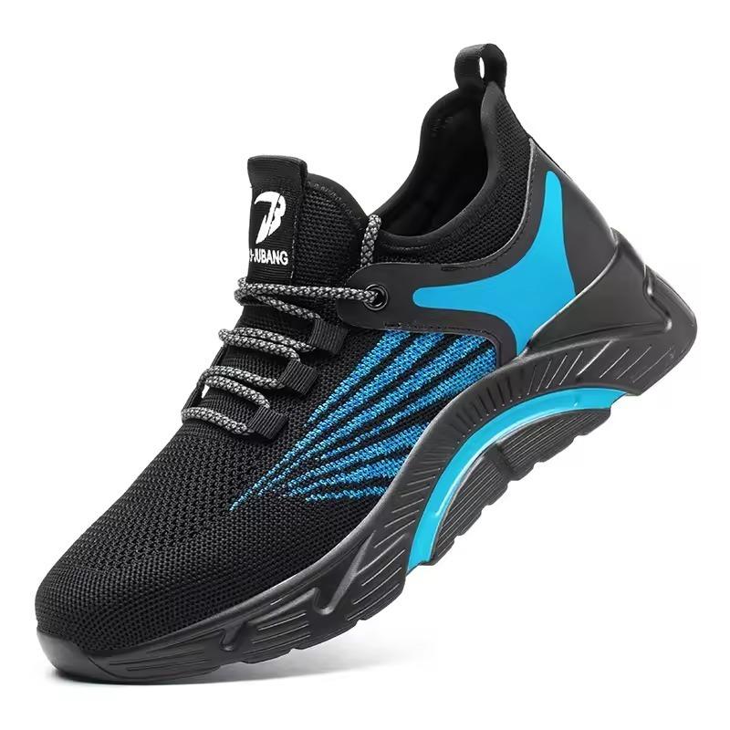 

New Men s Safety Shoes Breathable Steel Toe Shoes Anti-smash Anti-stabbing Sneakers Protective Boots Lightweight Work Men Shoes 36