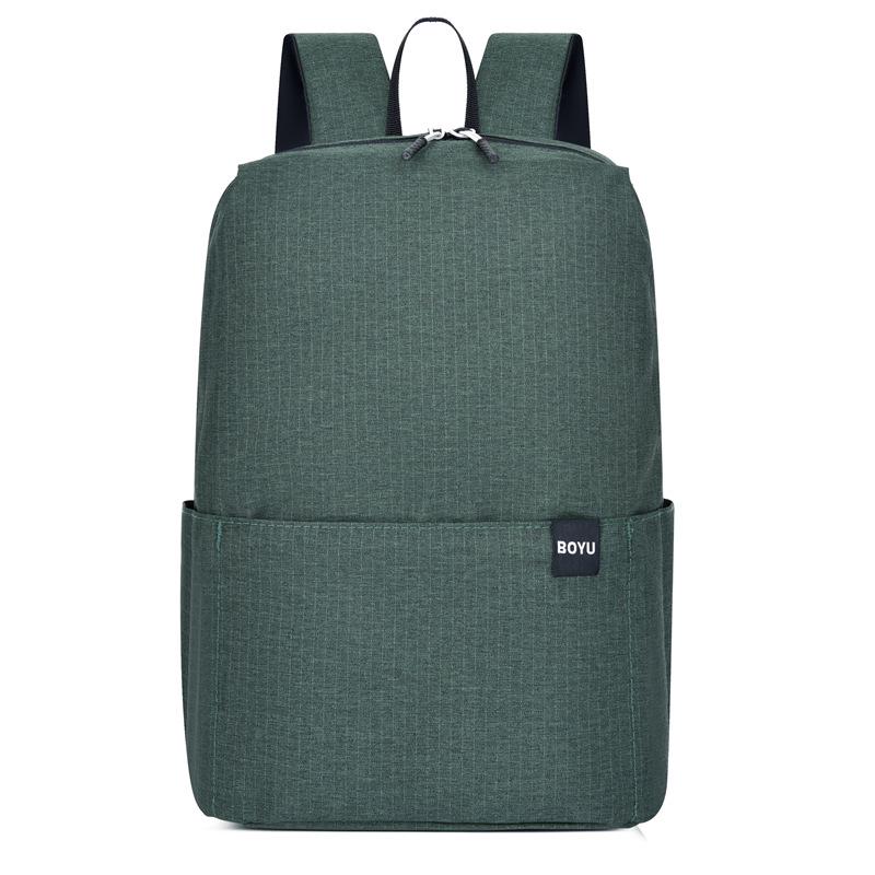 Cross-Border Weiya Lu Multi-Function Colorful Backpack: Student Schoolbag, Business Laptop Bag, Solid Color Casual Backpack.