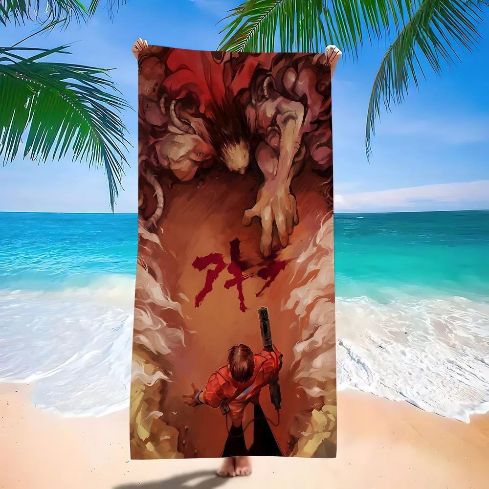 1pc Akira 1988 Film Microfiber Beach Towel Absorbent Quick dry Soft Yoga Swimming Resort Mountain Climbing Towel