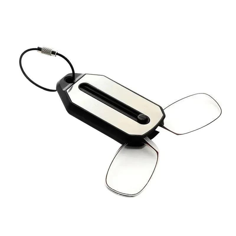 Nose Clip-on Reading Glasses Folding Legless Ultralight Keychain Glasses Men Women Mini Portable Presbyopic Glasses
