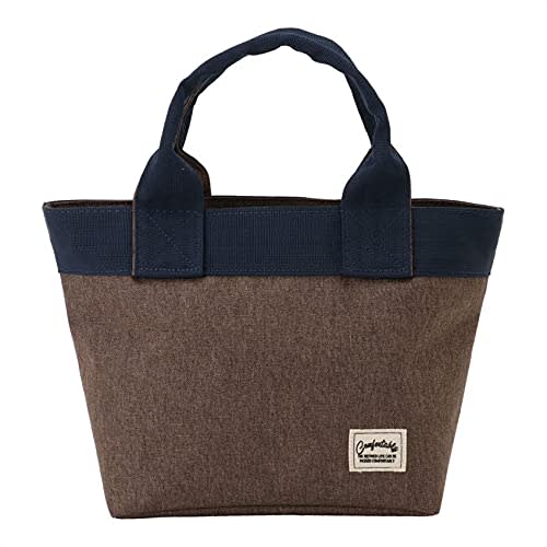 Porta Fortuna Mini Tote Bag, Lunch Bag, Lunch Tote, Mini, Solid Color, Women's, 4628, Brown