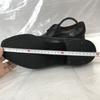 80s Belgian Army RUGAK Leather Service Shoes Men’s 43 27.5-28.0 Black Vintage(USED)