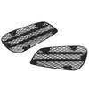 1 Pair Left Right Black Front Bumper Fog Lamp Grille Replacement for MercedesBenz EClass W212 AMGLine 20132015