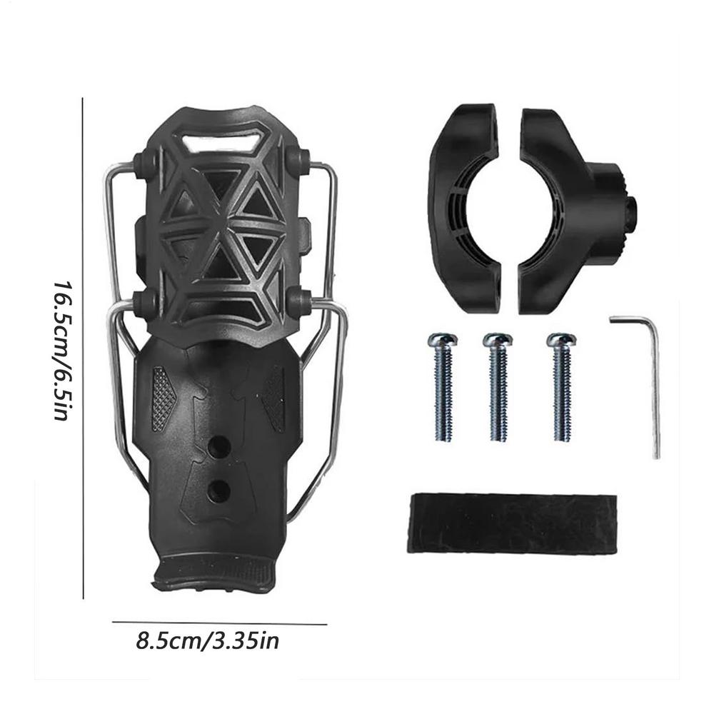 

Bike Bottle Holder Bike Water Holder Heavy-Duty 360 Degree Rotation Clamp Cup Cage For Golf Kayak Atv Scooter Stroller чорний