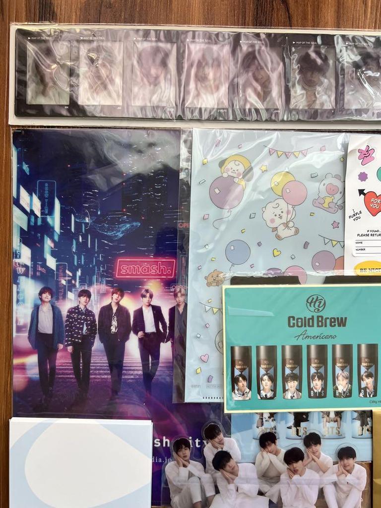 [USED] BTS trading cards bulk sale