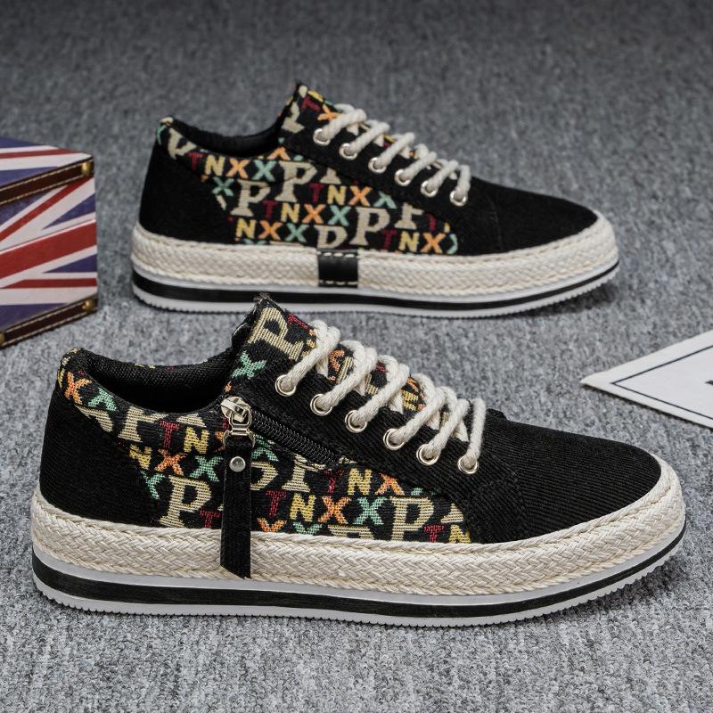 

Мужская обувь весна-лето модные туфли для серфинга мужская тканевая обувь для студентов подростков соломенная вельветовая обувь для рыбаков 2025 новинка 39