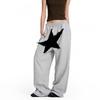 Mens Tall Extra Long Cotton Sweatpants Straight Leg Casual Sports Pants