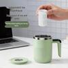 2026 Electric Mixing Mug with Temperature Display – Perfect for Coffee, Smoothies, Tea, and Travel.
