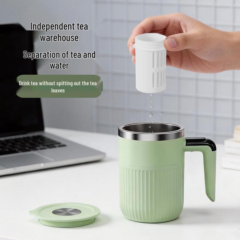 2026 Electric Mixing Mug with Temperature Display – Perfect for Coffee, Smoothies, Tea, and Travel.