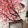 Love Tree Vintage Background Tulle Curtains For Living Room Bedroom Home Decor Chiffon Sheer Voile Kitchen Curtain