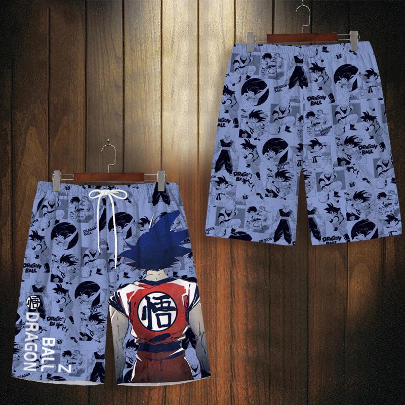 

Goku Super Saiyan Shorts Pants Boxing Muay Thai Kickboxing Training Japan Cartoon Animation 3D Print Gym Sport Workout Fitness Cosplay Unisex S