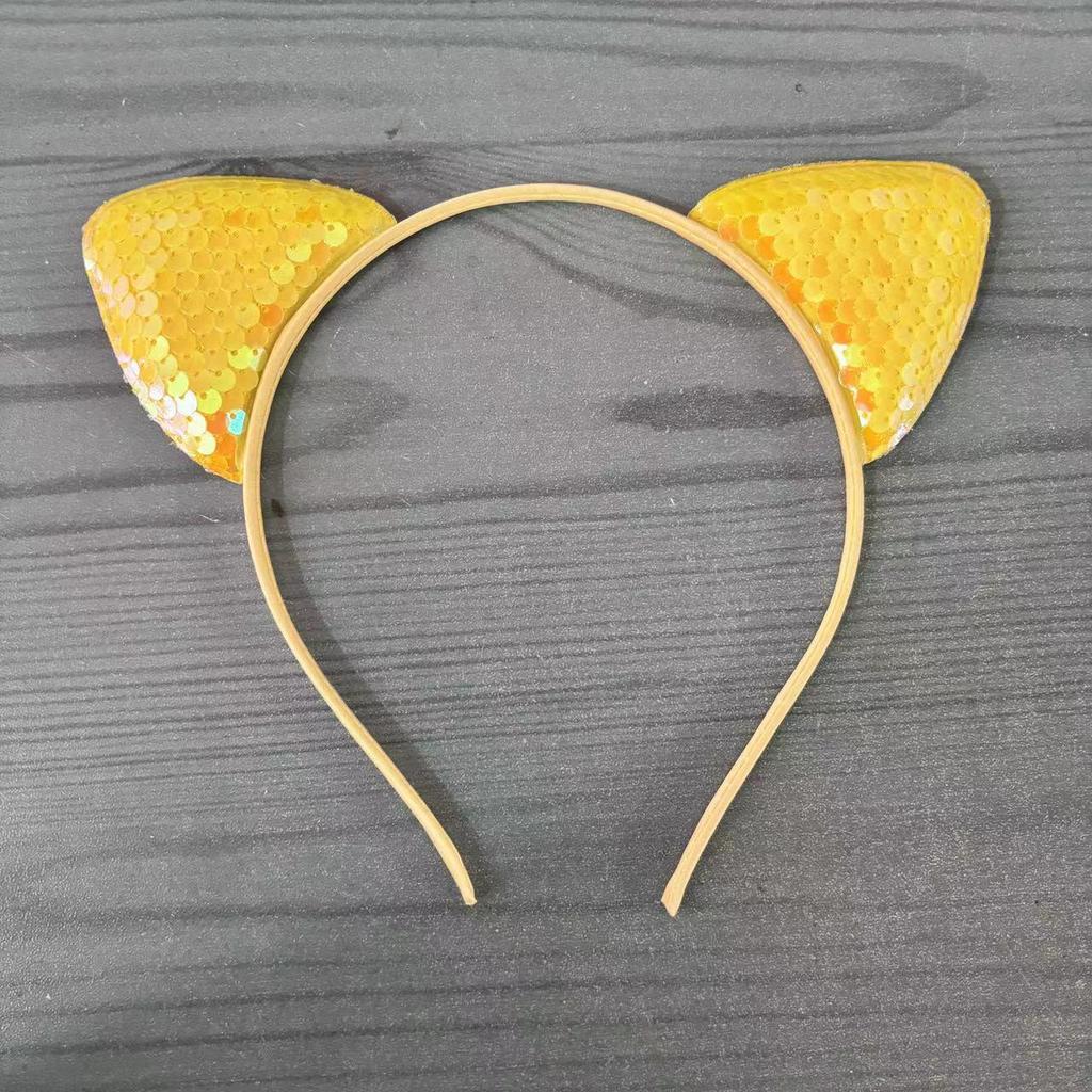 Sequin Cat Ears Headband for Kids - Cute DIY Fabric Hair Accessory