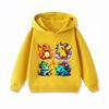 2026 Autumn Winter Cute Pikachu Printed Kids Hoodie Unisex Boys Girls Warm Casual Hooded Sweatshirt