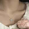 Lava Heart Clavicle Necklace: Trendy Korean Style Pendant for Women