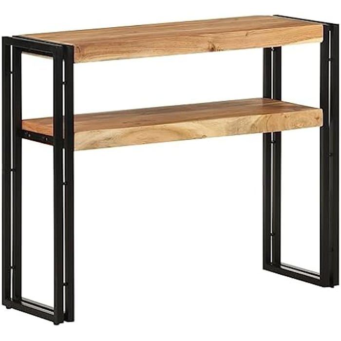 Table Console - VIDAXL - 90x30x75 cm - Bois d'Acacia Massif - Style Classique - Durable