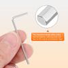 3/4/7pcs 1.27/1.5/2/2.5/3/4/5/6mm L-Shape Hexagon Metric Wrenches Hex Key Wrench Set for Home DIY Bike Motorcycle Repairing Tool