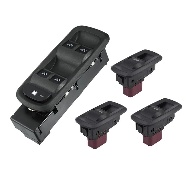 Electric Power Window Control Switch Button 8A6T-14A132-CC 8A6T-14529-AA For Ford Fiesta MK6 2008-2015 Master & Single Switch