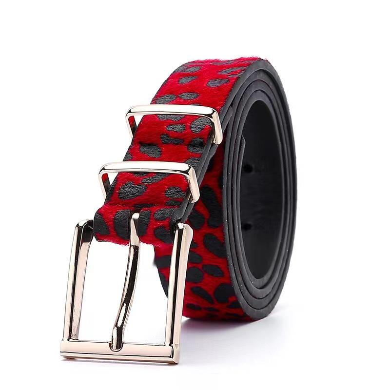 Curea de damă cu model leopard, cataramă metalică aur roz, brand designer, decorațiune blugi pentru fete, accesorii de modă, curele pentru damă