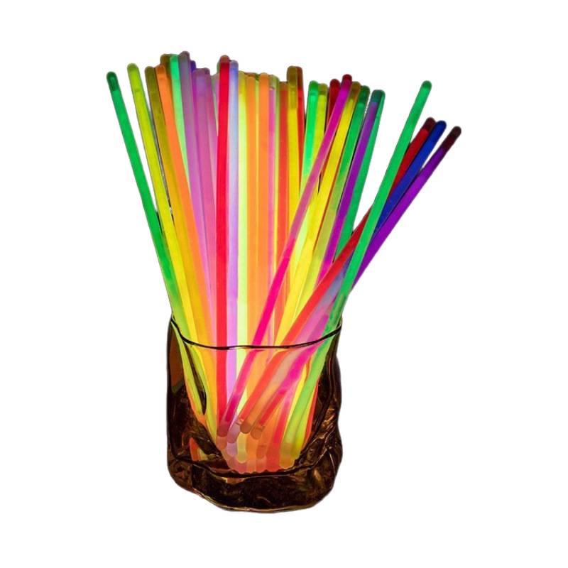 Colorful Luminous Glow Stick Bracelet for Kids - Dazzling Nightlight Party Accessory