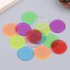 100 Stuks 25 Mm Kleur Plastic Chip Bingo Chip Montessori Interactief Leren Educatie Wiskunde Speelgoed Familie Feest Tellen Speelgoed