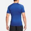 Nike Koszulka treningowa z nadrukiem logo, oddychająca, z krótkim rękawem, fitness, męska, topy, ciemnoniebieska DD1993-480