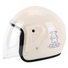 Universal 3C Certified Motorcycle Helmet for All Seasons - Cute, Safe, Sun-Protected, Unisex Half Helmet for Summer and Fall/Winter