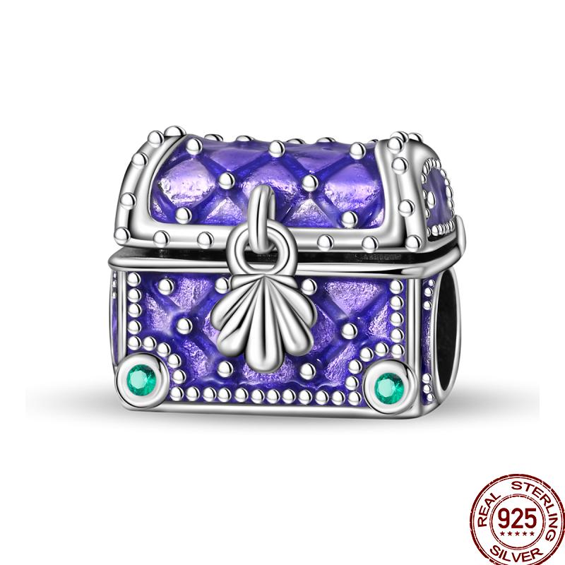 Miedziany Cyrkon Letnie Lody Ocean Wielka Seria Błyszczący Inkrustowany Cyrkon Wisiorek Pasuje do Bransoletki 3mm