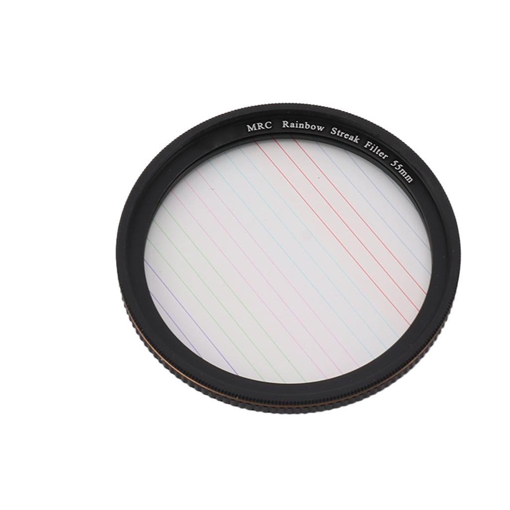 Colorful Streak Star Filter Micro SLR Camera Dot to Line Filters Special Effects Camera Filters for Night Scenes