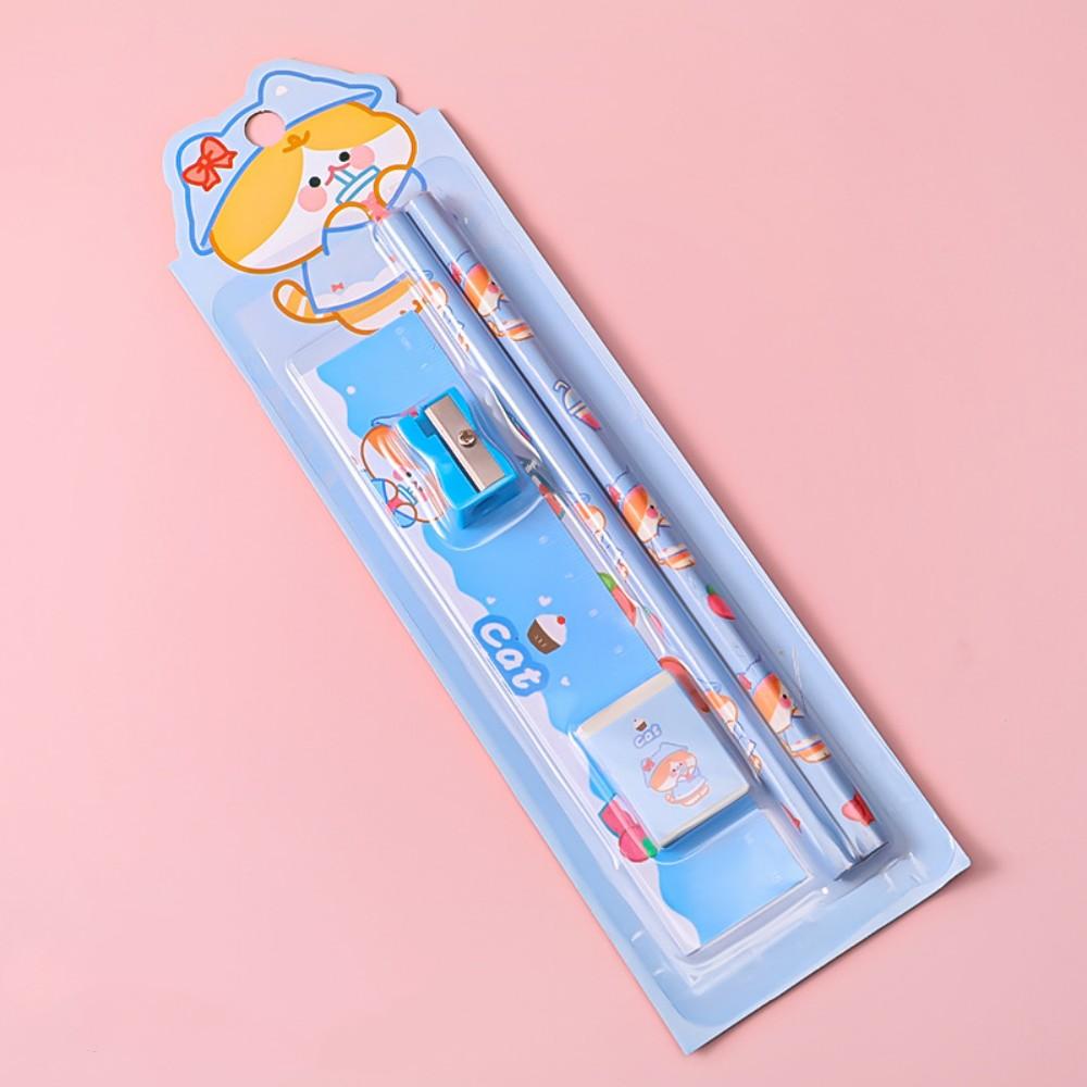 2026 New 5PCS Student Stationery Set Back To School Gift Box for Children Students Home School Start Prizes Kid Birthday Gift