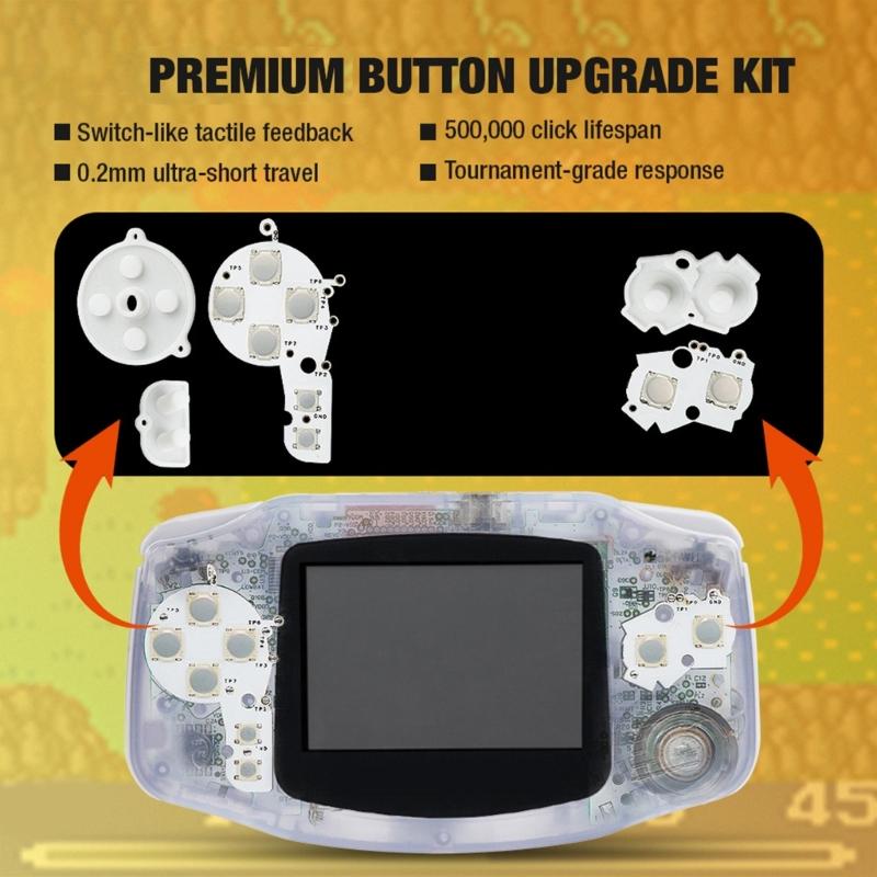 Membrane Button for Game Console Replacement Tactile Upgrade Modification Button Repairing Parts Membrane Button Kit