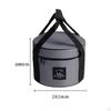 14L Capacity Camping Bag, Waterproof Durable with Side Pocket 7kg Load Bearing Outdoor Tableware