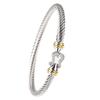2026 Europe, America, Horseshoe Buckle Bracelet Women's Bracelet Bracelet Twisted Personality Bracelet