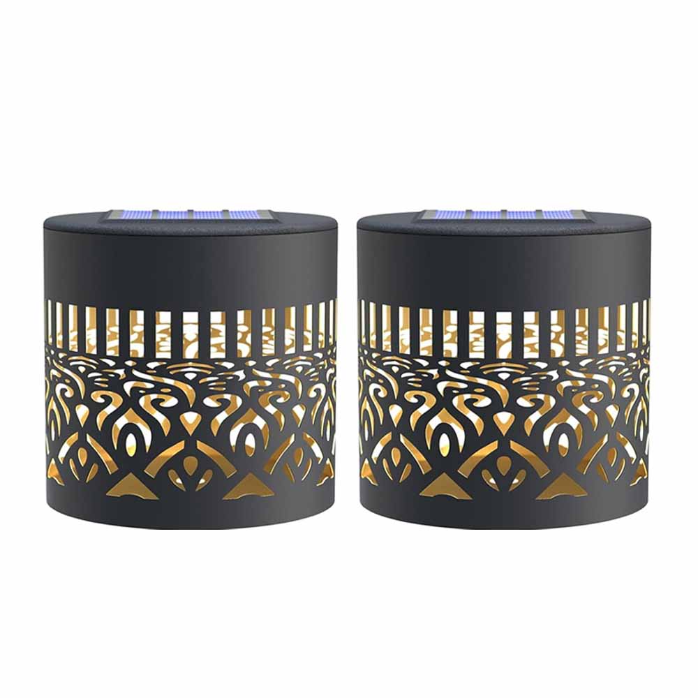 Outdoor Garden Solar Light Iron Art Hanging Light Hollow LED Landscape Light Garden Decoration Projection Light Waterproof