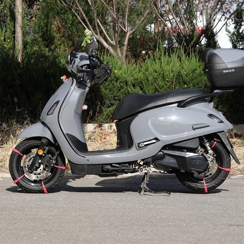 Motocicletas Pneus Correntes de Neve Reutilizáveis Veículo Elétrico Bicicleta Rodas de Inverno Antiderrapantes Abraçadeiras de Cabo Pneu Emergência Corrente Antiderrapante