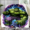 Hulk Power Print Flannel Blanket, Soft Warm Lightweight Throw Blanket for living Room,Sofa Bed Camping office