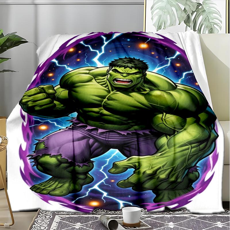 Hulk Power Print Flannel Blanket, Soft Warm Lightweight Throw Blanket for living Room,Sofa Bed Camping office