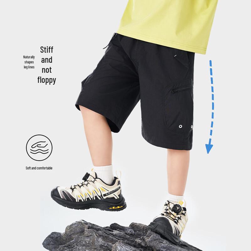 Luomeng Boys' Thin Summer Cargo Shorts