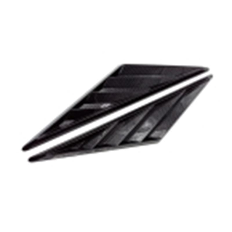 Fits 2021 Honda Fit: Rear Window Louver & Fender Side Wing