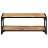 Coffee Table 90 X 45 X 35 Cm Rough Solid Mango Wood