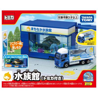 Takara Tomy Tomica Tomica Městské akvárium Mini Auto Toy Ages (s Tomikou) 3+