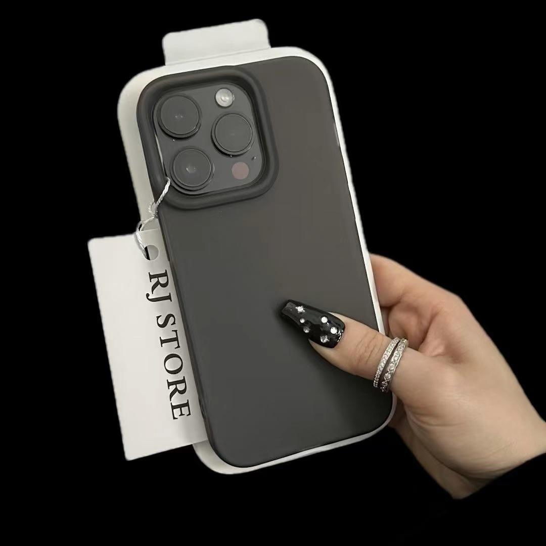 

Роскошный матовый мягкий силиконовый чехол для телефона для iPhone 16 15 14 13 12 11 Pro X Max 16 Plus Прозрачный резиновый гелевый противоударный чехол For iphone16Plus