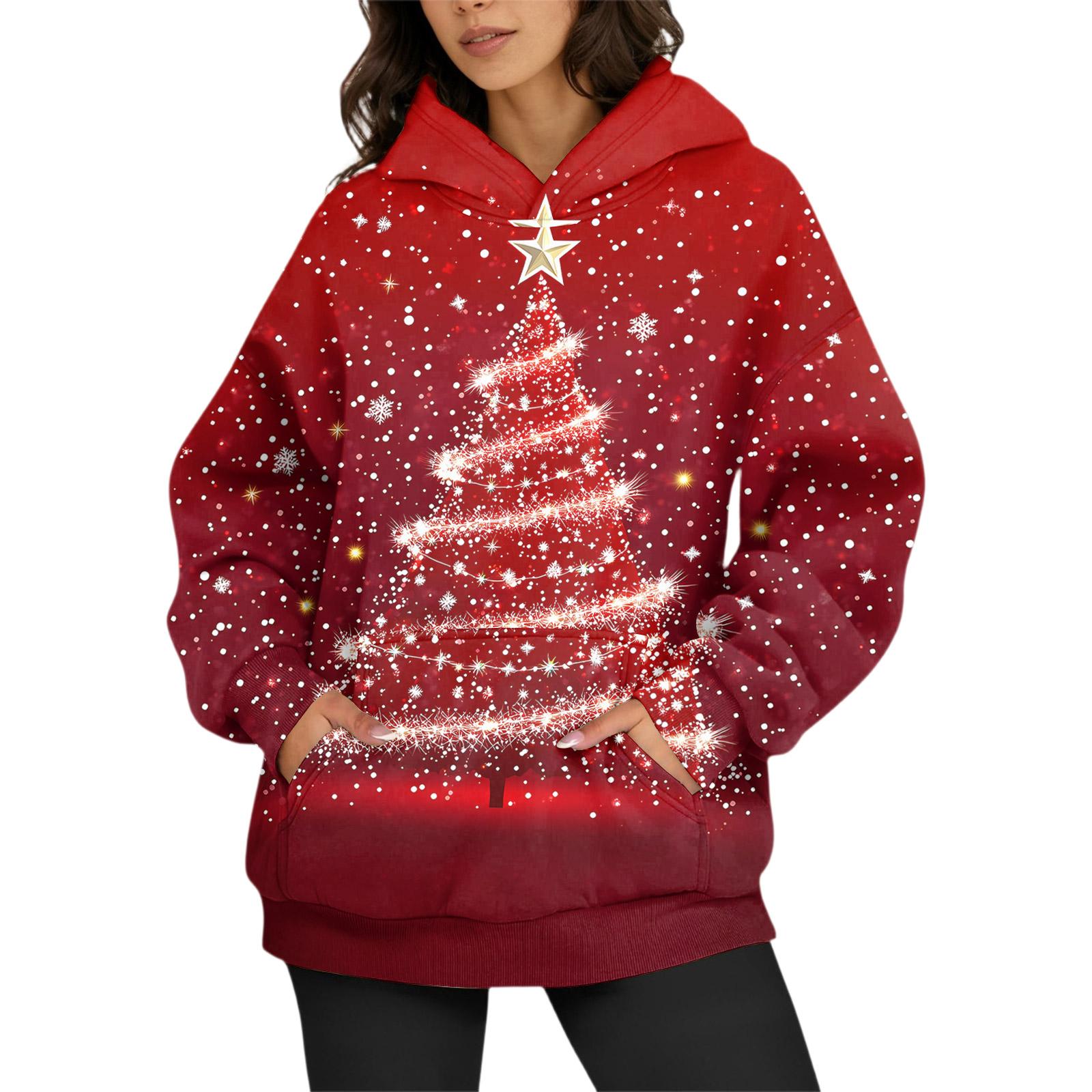 

Женские модные повседневные универсальные повседневные толстовки с круглым вырезом, топы с длинными рукавами и принтом L